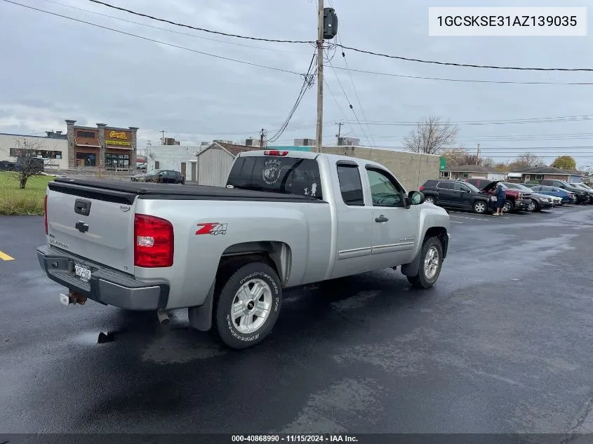 2010 Chevrolet Silverado VIN: 1GCSKSE31AZ139035 Lot: 40868990