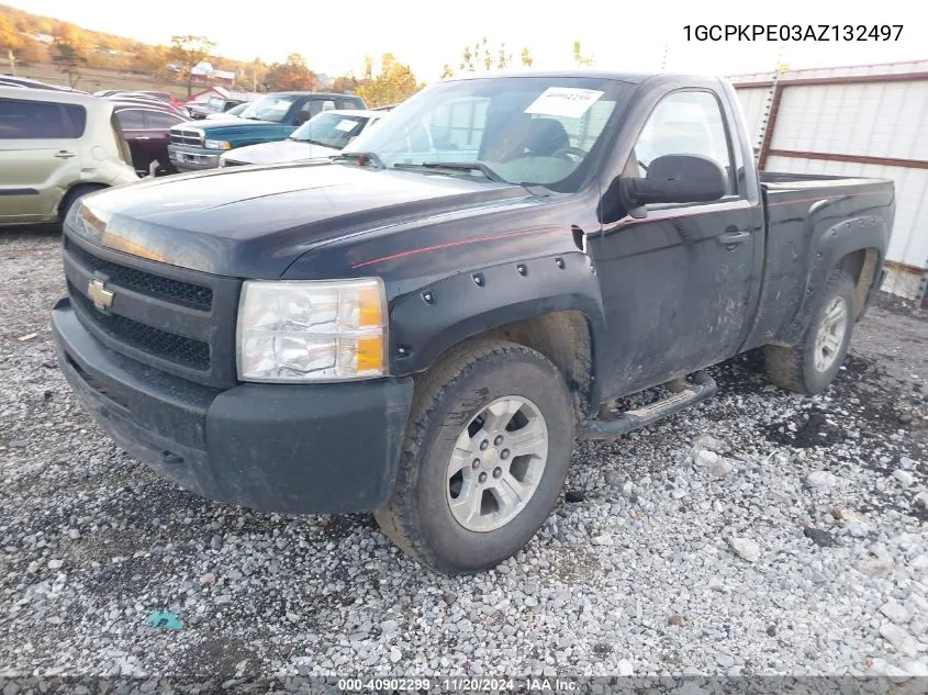 2010 Chevrolet Silverado 1500 Work Truck VIN: 1GCPKPE03AZ132497 Lot: 40902299