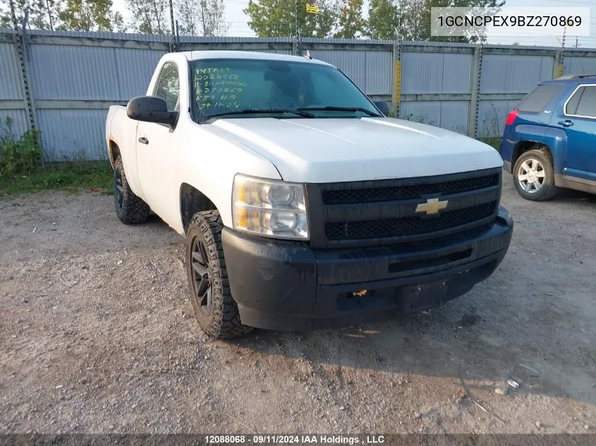 1GCNCPEX9BZ270869 2011 Chevrolet Silverado 1500