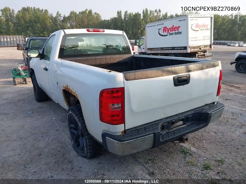 1GCNCPEX9BZ270869 2011 Chevrolet Silverado 1500