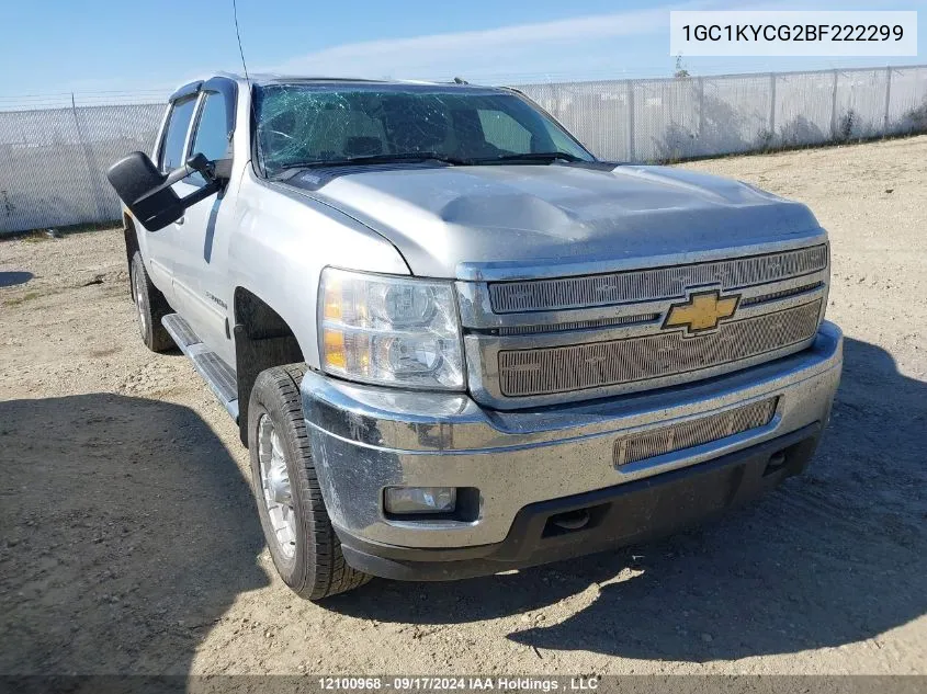 2011 Chevrolet Silverado K2500 Heavy Duty Ltz VIN: 1GC1KYCG2BF222299 Lot: 12100968