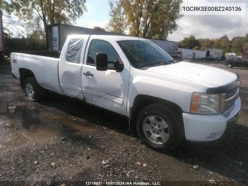 1GCRKSE00BZ240136 2011 Chevrolet Silverado 1500