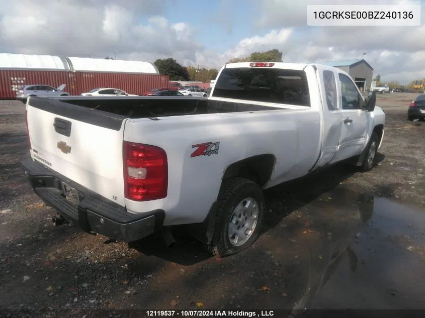 1GCRKSE00BZ240136 2011 Chevrolet Silverado 1500