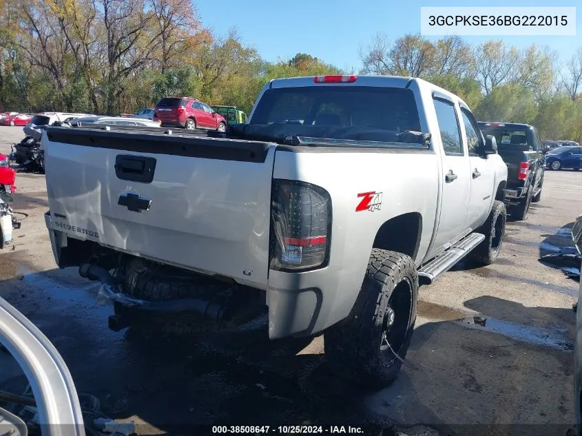 2011 Chevrolet Silverado 1500 Lt VIN: 3GCPKSE36BG222015 Lot: 38508647