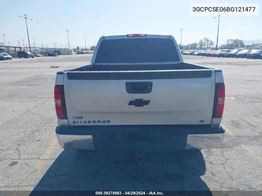 3GCPCSE06BG121477 2011 Chevrolet Silverado 1500 Lt