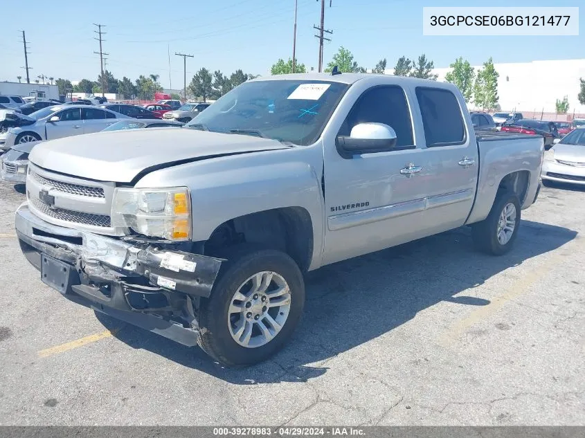 2011 Chevrolet Silverado 1500 Lt VIN: 3GCPCSE06BG121477 Lot: 39278983