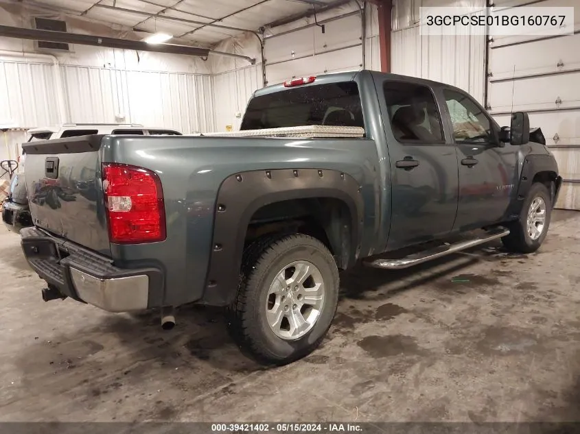 2011 Chevrolet Silverado 1500 Lt VIN: 3GCPCSE01BG160767 Lot: 39421402