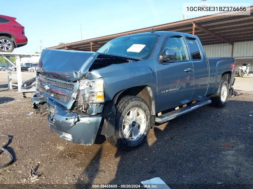 2011 Chevrolet Silverado 1500 Lt VIN: 1GCRKSE31BZ376656 Lot: 39455605