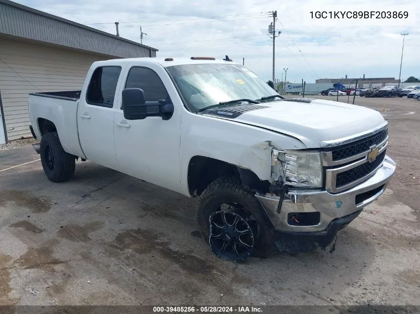 1GC1KYC89BF203869 2011 Chevrolet Silverado 2500Hd Ltz