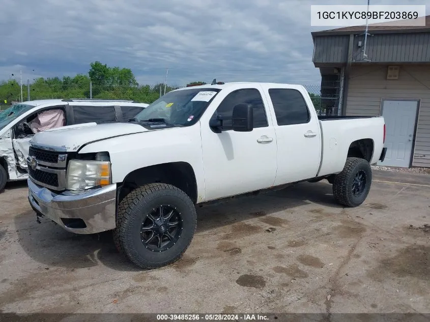 1GC1KYC89BF203869 2011 Chevrolet Silverado 2500Hd Ltz