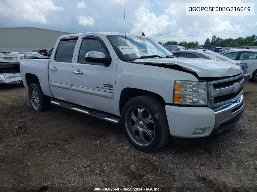 2011 Chevrolet Silverado 1500 Lt VIN: 3GCPCSE00BG216049 Lot: 39682568