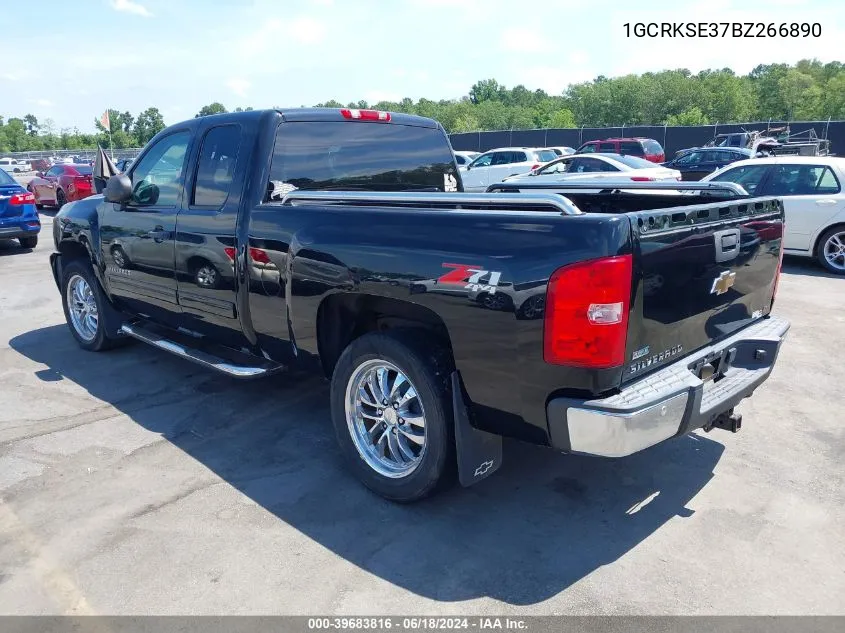 2011 Chevrolet Silverado 1500 Lt VIN: 1GCRKSE37BZ266890 Lot: 39683816