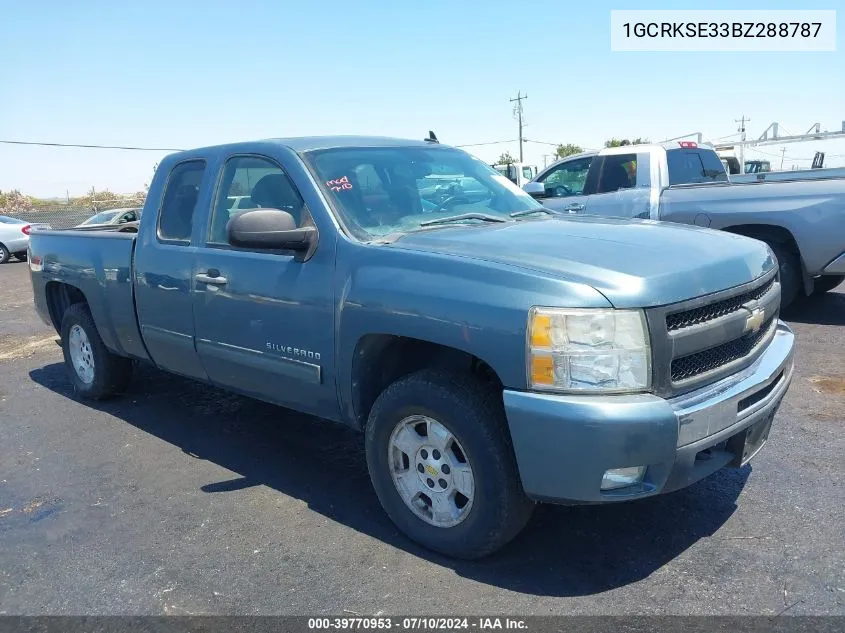 1GCRKSE33BZ288787 2011 Chevrolet Silverado 1500 Lt