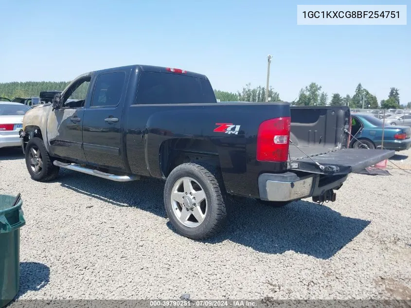 1GC1KXCG8BF254751 2011 Chevrolet Silverado 2500Hd Lt