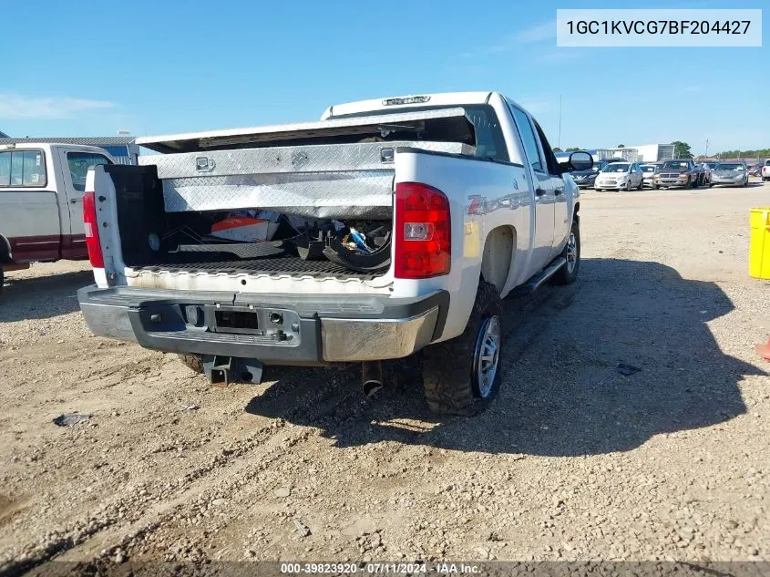 1GC1KVCG7BF204427 2011 Chevrolet Silverado 2500Hd Work Truck