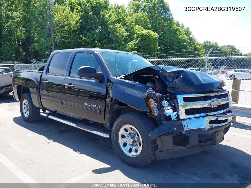 2011 Chevrolet Silverado 1500 Ls VIN: 3GCPCREA2BG319507 Lot: 39831682