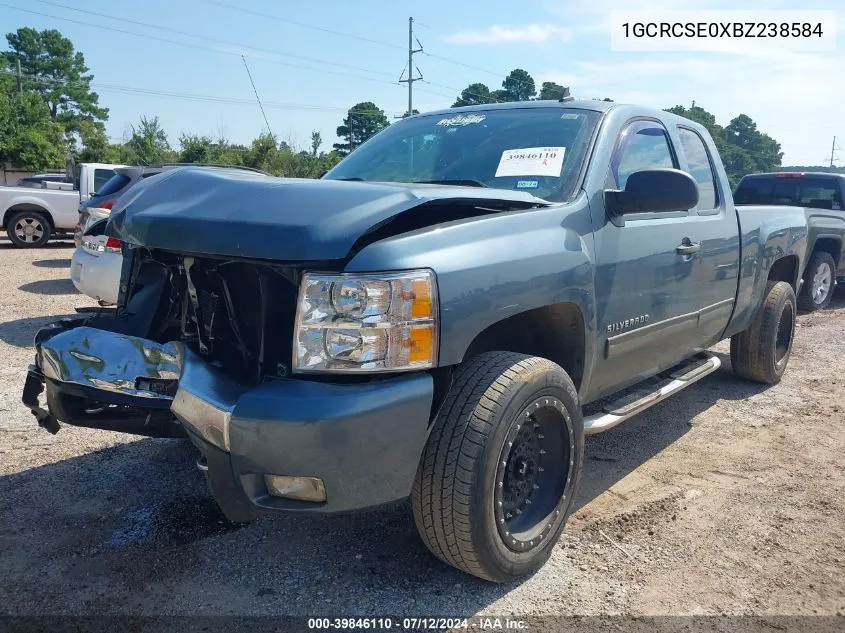 1GCRCSE0XBZ238584 2011 Chevrolet Silverado 1500 Lt