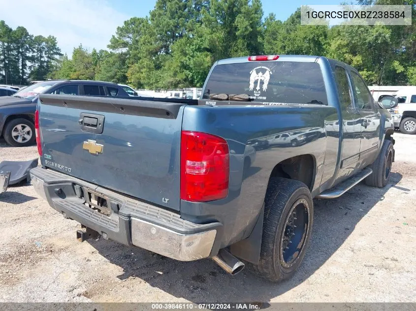 2011 Chevrolet Silverado 1500 Lt VIN: 1GCRCSE0XBZ238584 Lot: 39846110