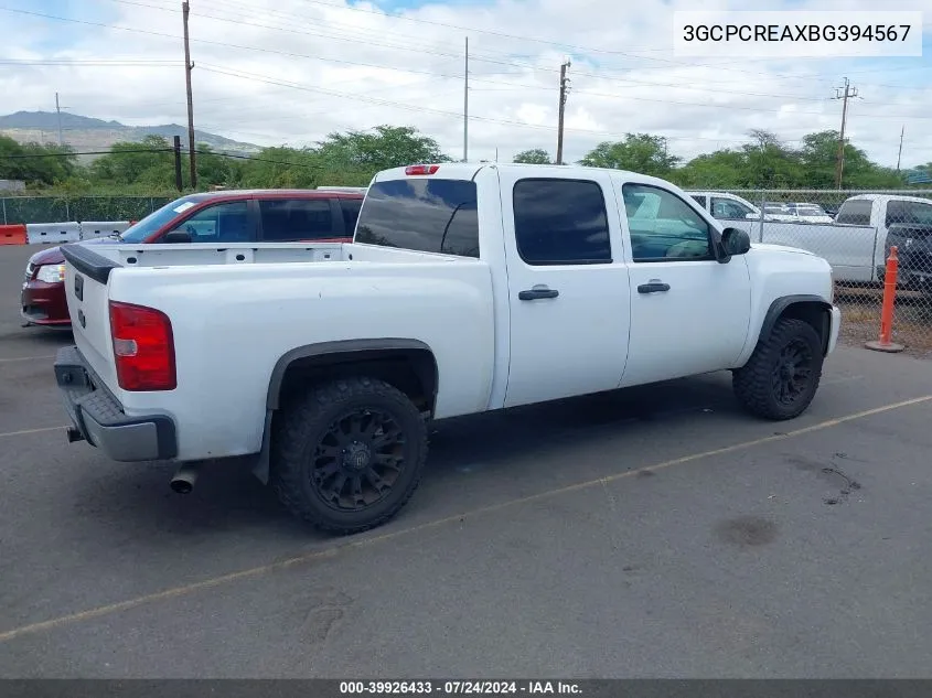 2011 Chevrolet Silverado 1500 Ls VIN: 3GCPCREAXBG394567 Lot: 39926433