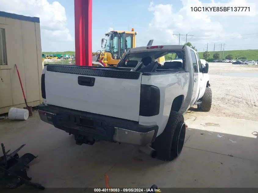 2011 Chevrolet Silverado 2500Hd Ltz VIN: 1GC1KYE85BF137771 Lot: 40119083