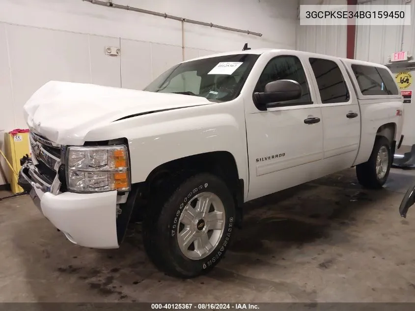 2011 Chevrolet Silverado 1500 Lt VIN: 3GCPKSE34BG159450 Lot: 40125367