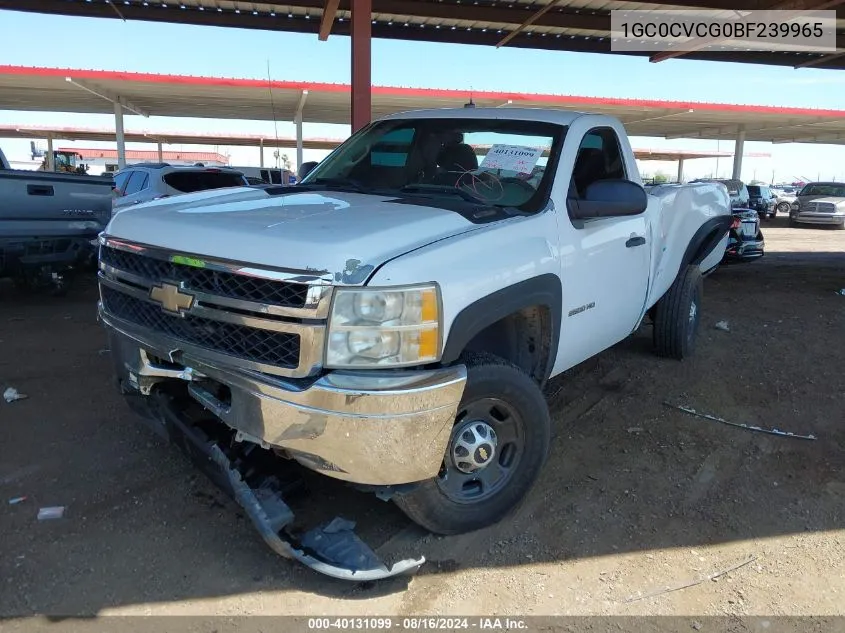 2011 Chevrolet Silverado 2500Hd Work Truck VIN: 1GC0CVCG0BF239965 Lot: 40131099