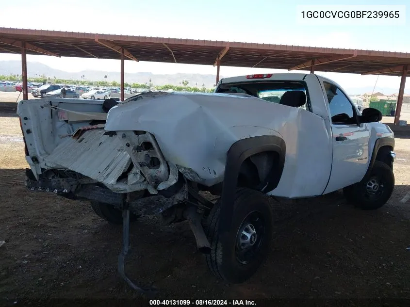 2011 Chevrolet Silverado 2500Hd Work Truck VIN: 1GC0CVCG0BF239965 Lot: 40131099