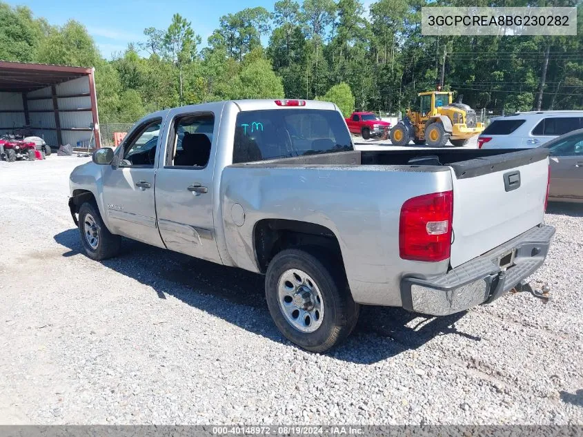 2011 Chevrolet Silverado 1500 Ls VIN: 3GCPCREA8BG230282 Lot: 40148972