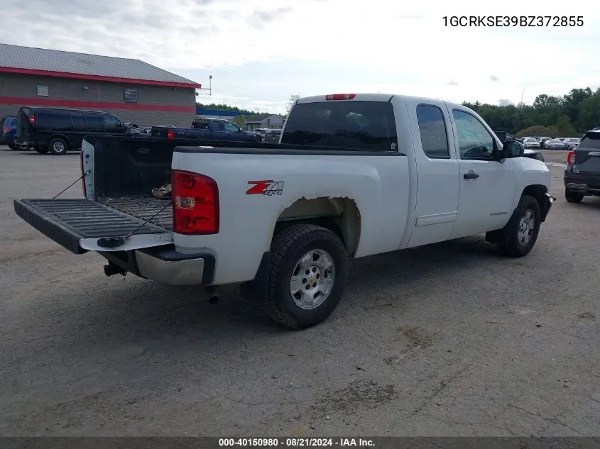 1GCRKSE39BZ372855 2011 Chevrolet Silverado K1500 Lt