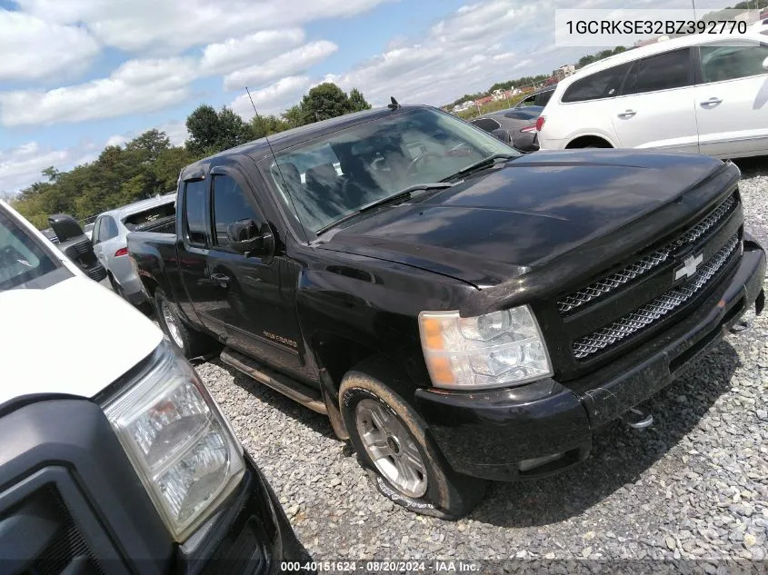 2011 Chevrolet Silverado 1500 Lt VIN: 1GCRKSE32BZ392770 Lot: 40151624