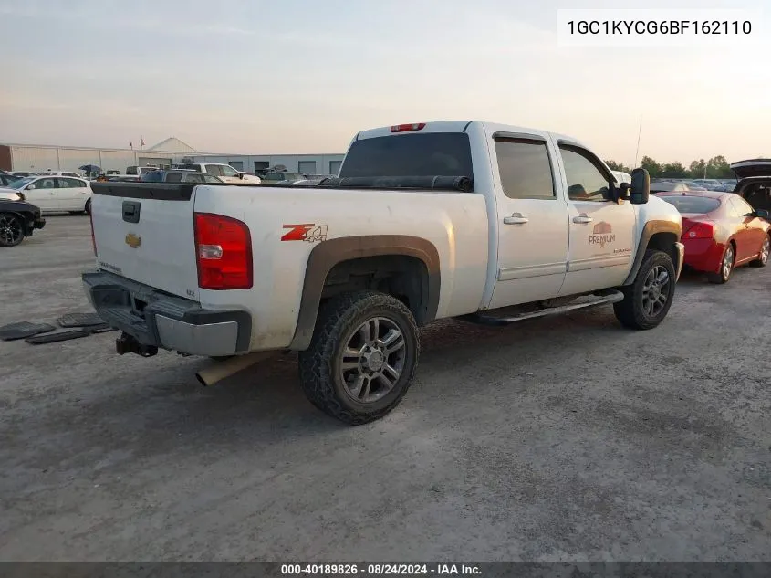 2011 Chevrolet Silverado 2500Hd Ltz VIN: 1GC1KYCG6BF162110 Lot: 40189826