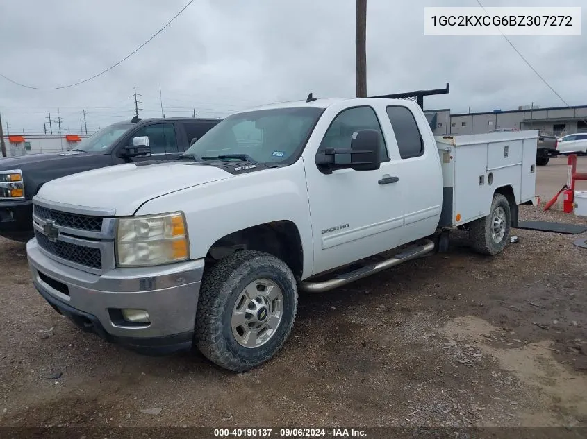 1GC2KXCG6BZ307272 2011 Chevrolet Silverado 2500Hd Lt