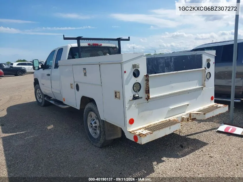 2011 Chevrolet Silverado 2500Hd Lt VIN: 1GC2KXCG6BZ307272 Lot: 40190137