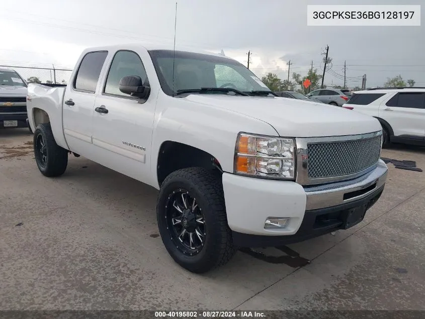 3GCPKSE36BG128197 2011 Chevrolet Silverado 1500 Lt