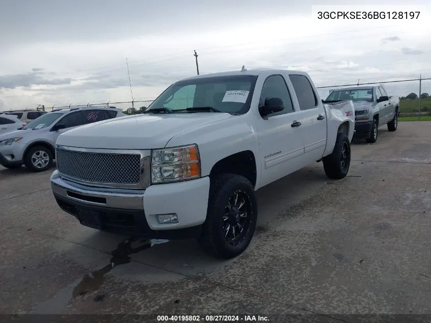 3GCPKSE36BG128197 2011 Chevrolet Silverado 1500 Lt