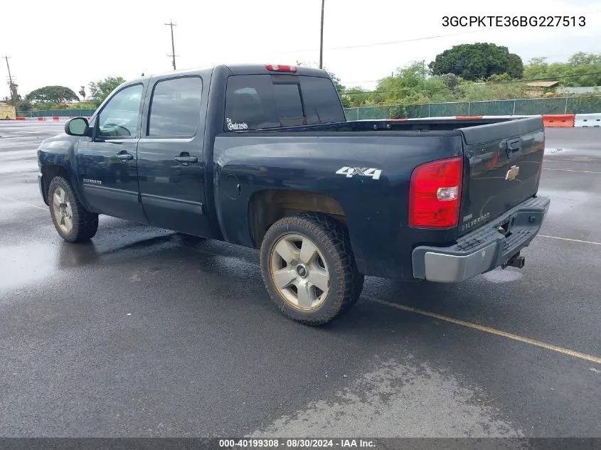 3GCPKTE36BG227513 2011 Chevrolet Silverado 1500 Ltz