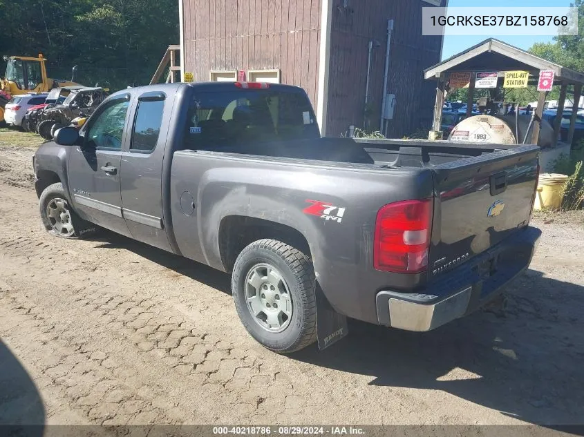 2011 Chevrolet Silverado 1500 Lt VIN: 1GCRKSE37BZ158768 Lot: 40218786