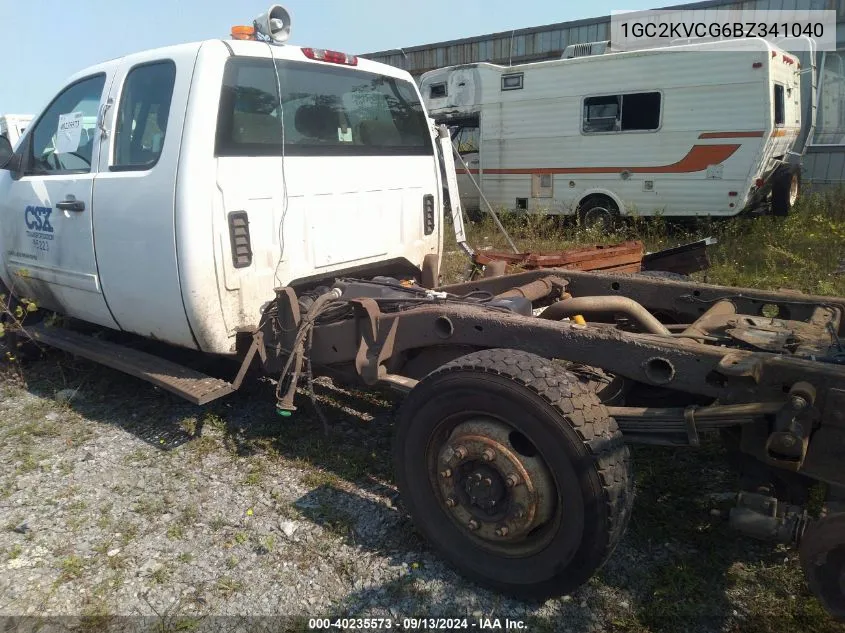 2011 Chevrolet Silverado 2500Hd Work Truck VIN: 1GC2KVCG6BZ341040 Lot: 40235573