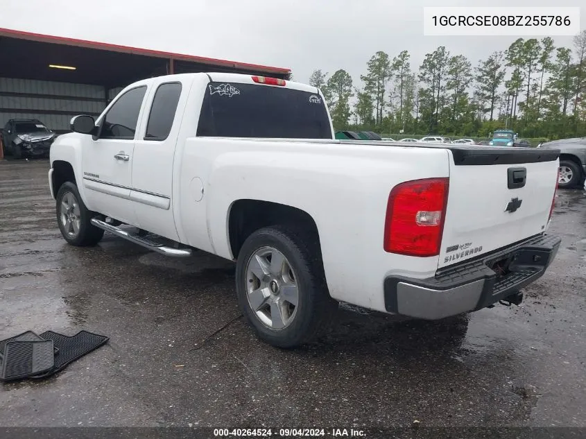 1GCRCSE08BZ255786 2011 Chevrolet Silverado 1500 Lt