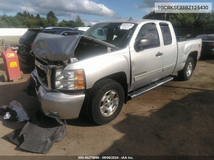 2011 Chevrolet Silverado 1500 Lt VIN: 1GCRKSE33BZ125430 Lot: 40279590