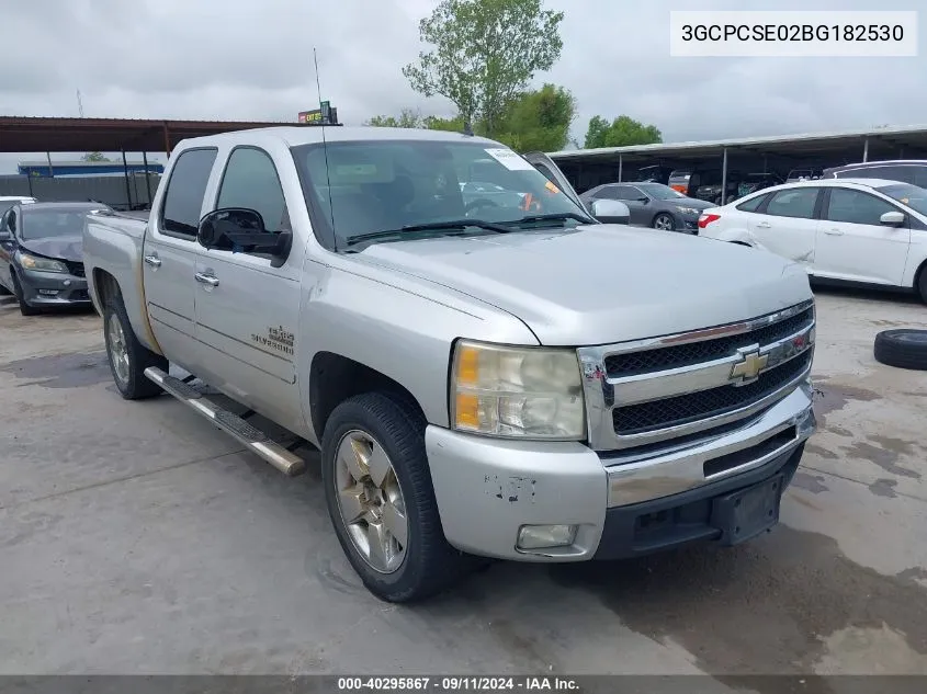 2011 Chevrolet Silverado C1500 Lt VIN: 3GCPCSE02BG182530 Lot: 40295867