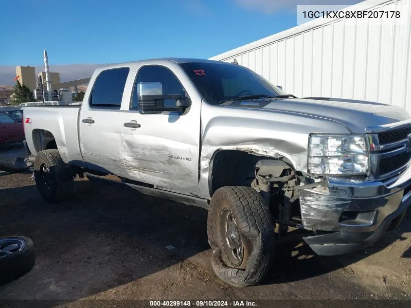 1GC1KXC8XBF207178 2011 Chevrolet Silverado 2500Hd Lt