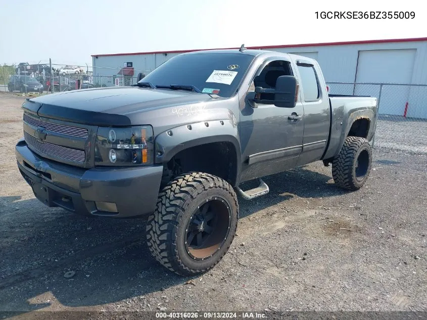 2011 Chevrolet Silverado 1500 Lt VIN: 1GCRKSE36BZ355009 Lot: 40316026