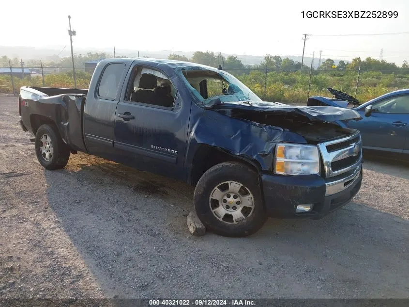 2011 Chevrolet Silverado K1500 Lt VIN: 1GCRKSE3XBZ252899 Lot: 40321022