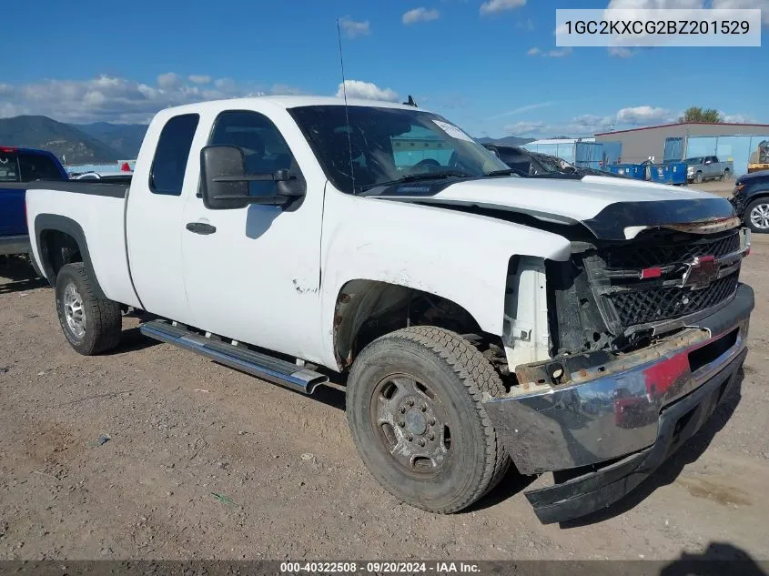 1GC2KXCG2BZ201529 2011 Chevrolet Silverado 2500Hd Lt