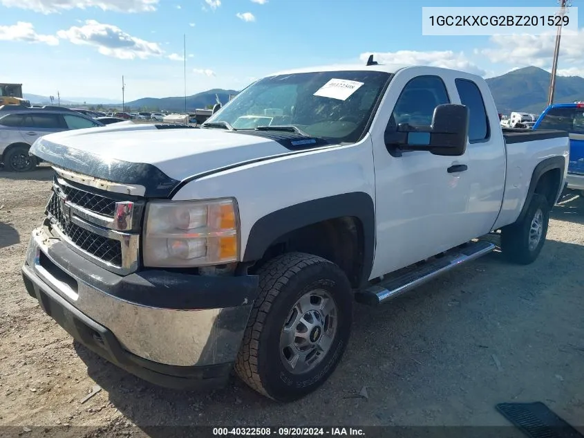 1GC2KXCG2BZ201529 2011 Chevrolet Silverado 2500Hd Lt