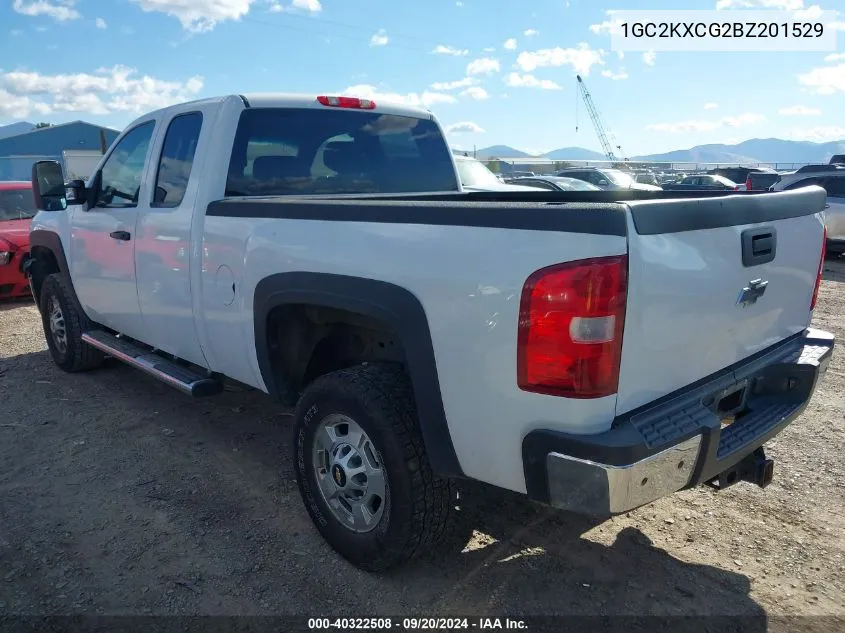 1GC2KXCG2BZ201529 2011 Chevrolet Silverado 2500Hd Lt