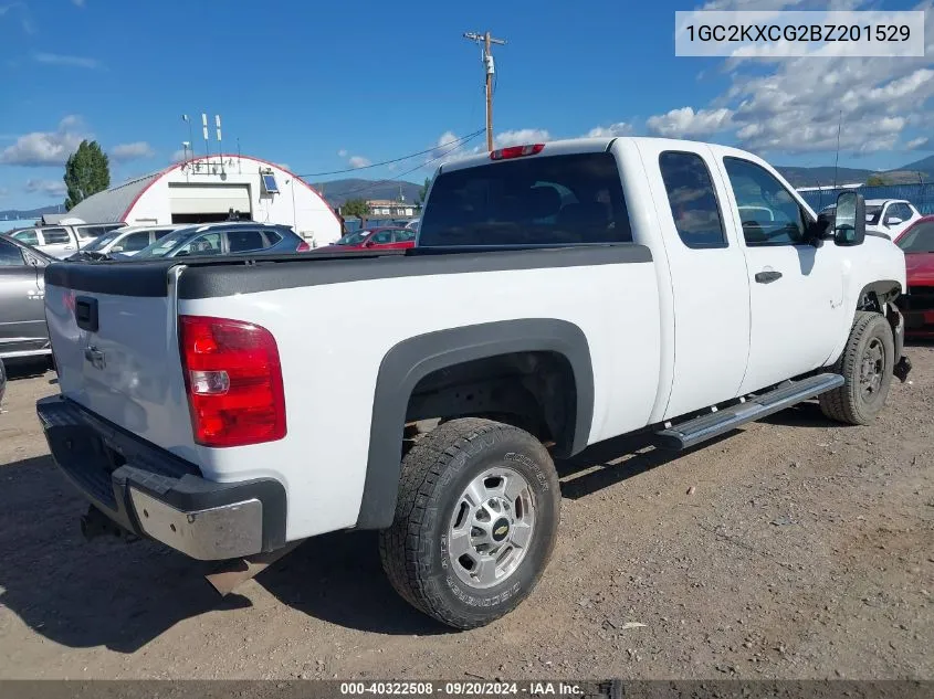 1GC2KXCG2BZ201529 2011 Chevrolet Silverado 2500Hd Lt