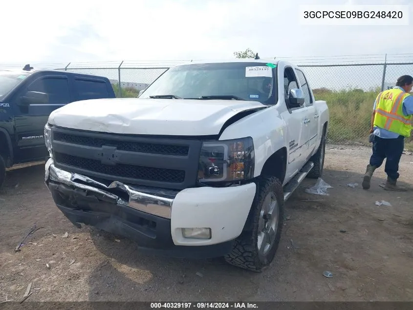 2011 Chevrolet Silverado 1500 Lt VIN: 3GCPCSE09BG248420 Lot: 40329197