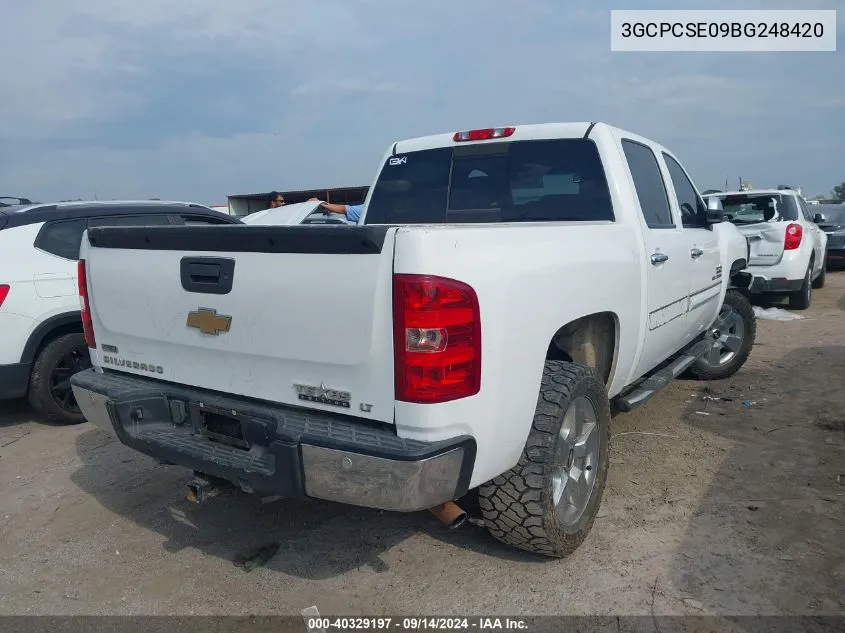 2011 Chevrolet Silverado 1500 Lt VIN: 3GCPCSE09BG248420 Lot: 40329197